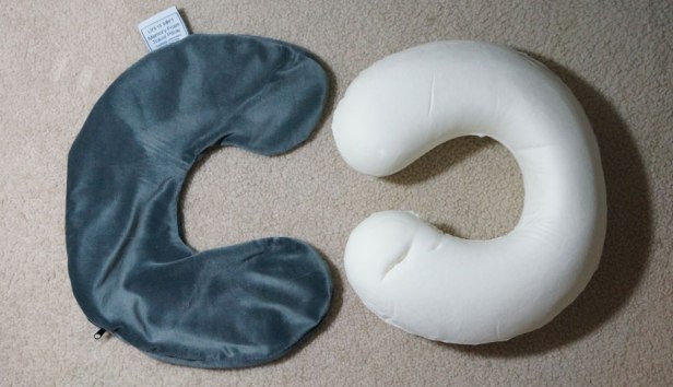 Northpoint-Travel-Memory-Foam-Neck-Pillow-side-by-side-insides-shell