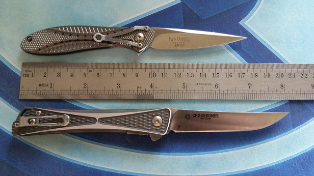 Crossbones-knife-7530-Eros-Ken-Onion-Jeff-Park-side-by-side-length-measurement
