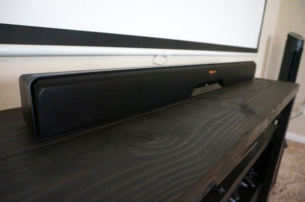 Klipsch-Reference-RSB-8-Soundbar-Displayed-TV-Stand